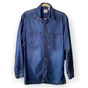 LEVI’S DRY GOODS Men’s Denim Button Up Size S